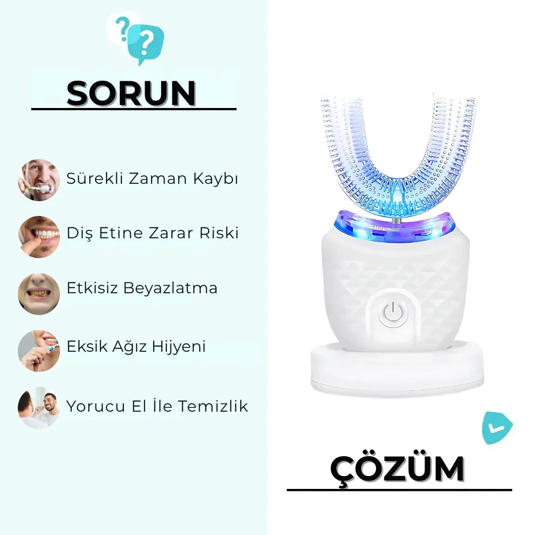 360° U Sonic Yetişkin Diş Temizlik Cihazı