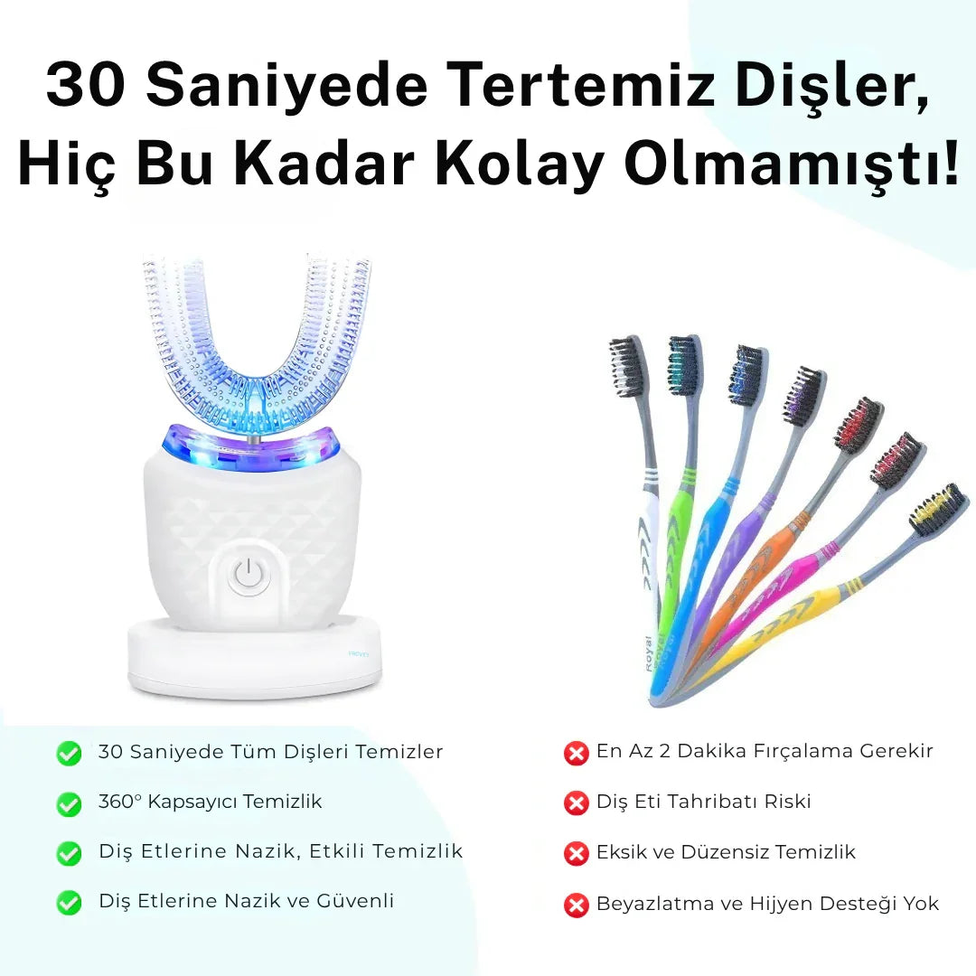 360° U Sonic Yetişkin Diş Temizlik Cihazı