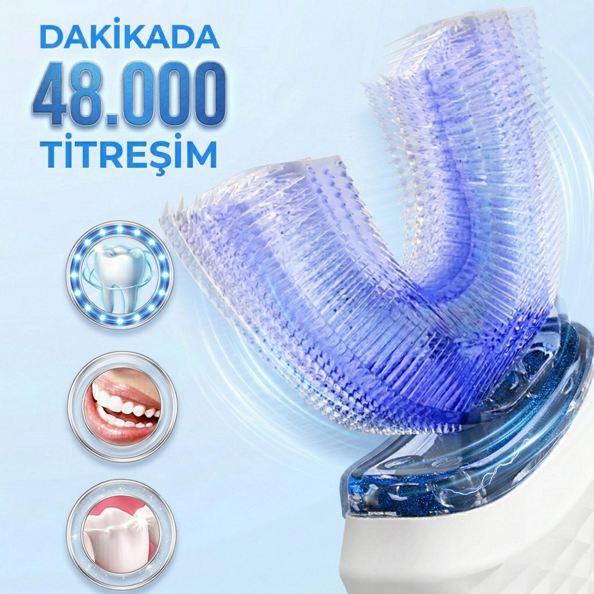 360° U Sonic Yetişkin Diş Temizlik Cihazı